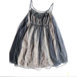 SOLD Vassarette Sexy Black Negligee Gown Chiffon 34